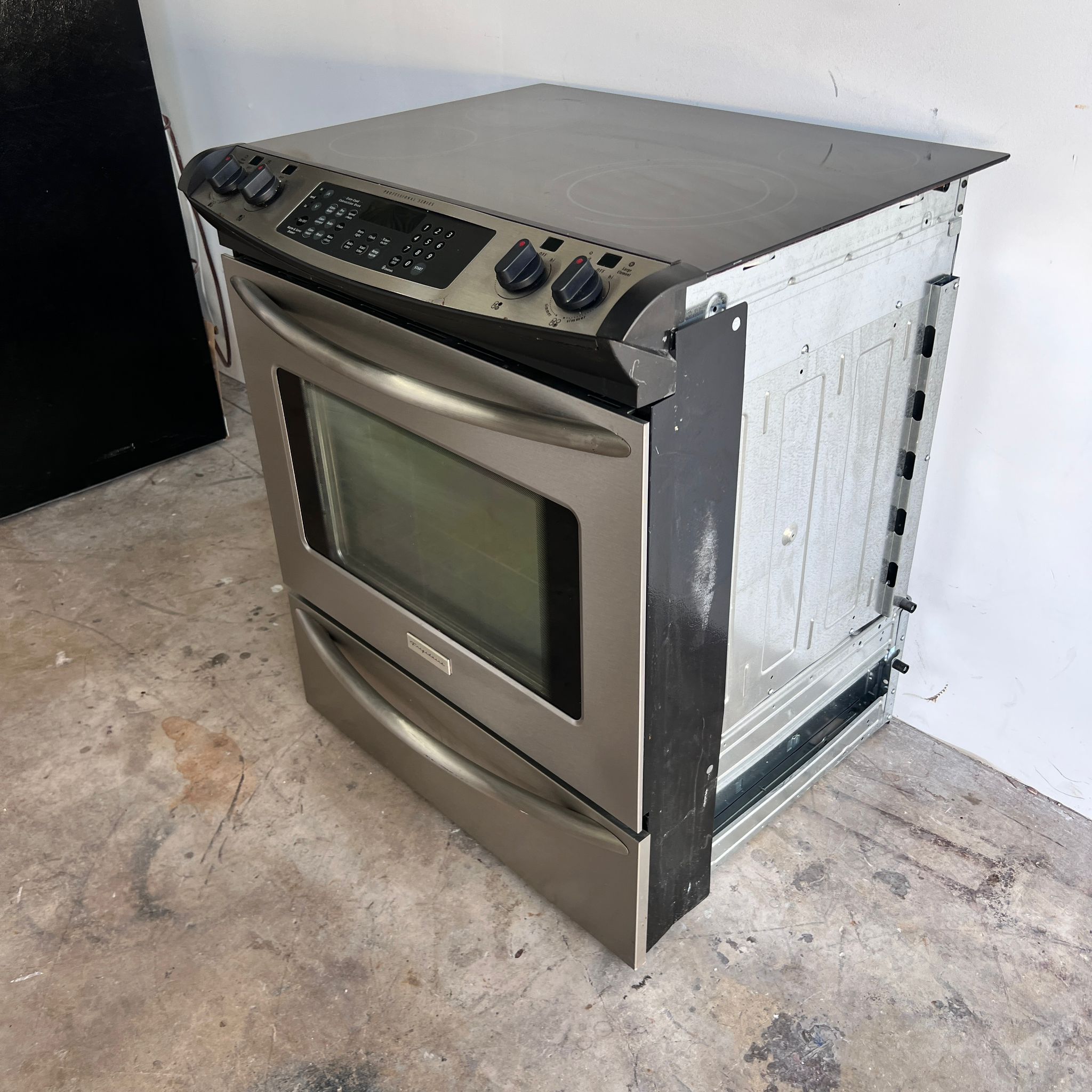 Frigidaire Stainless Steel Slide-In Electric Stove Frigidaire Stainless Steel Slide-In Electric Stove